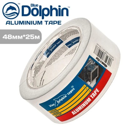 Лента алюминиевая 48mm x 25m до 120 С