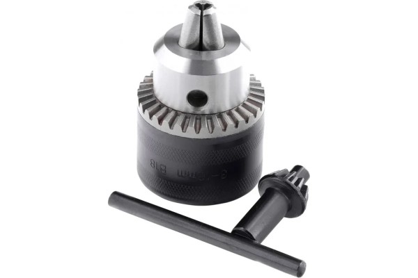 Патрон для дрели с ключом 1.5-13 мм +переходник HEADROCK