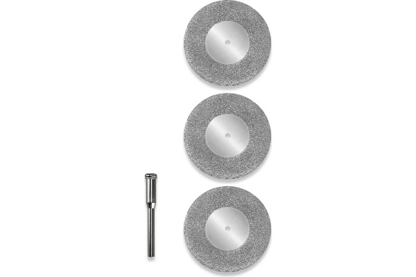 Диски алмазные для гравера 30х3 мм комплект 3 шт Vertex tools