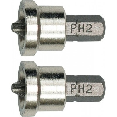 Бита PH2х25мм 1/4" с ограничителем (2шт)