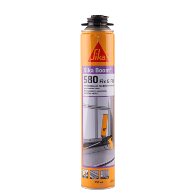 Пена профессиональная Sika Boom - 580 Fix & Fill, 750 мл