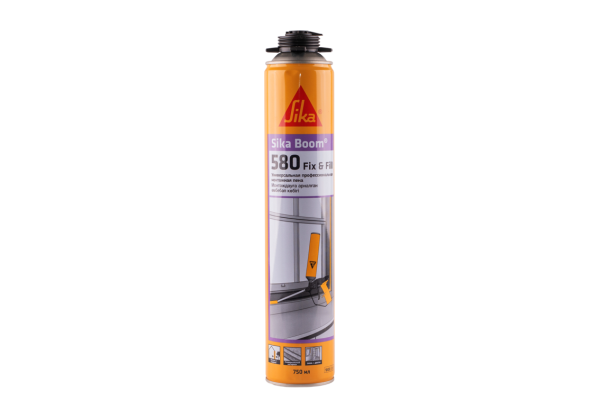 Пена профессиональная Sika Boom - 580 Fix & Fill, 750 мл