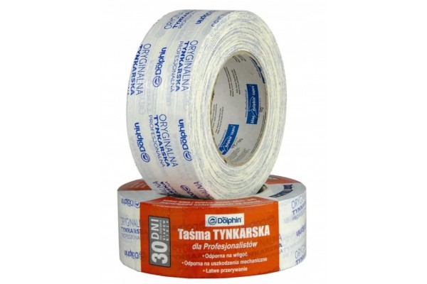Лента армированная RENDER штукатурная белая Blue Dolphin 48мм x 50м (24) (30 дней)