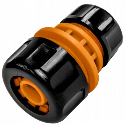 Соединитель шланг 1/2" х шланг 3/4" BLACK LINE