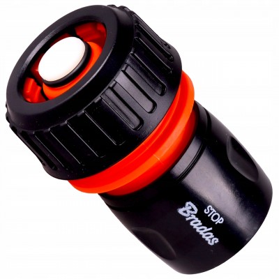 Соединение Быстросъемное с аквастопом 3/4" BLACK LINE