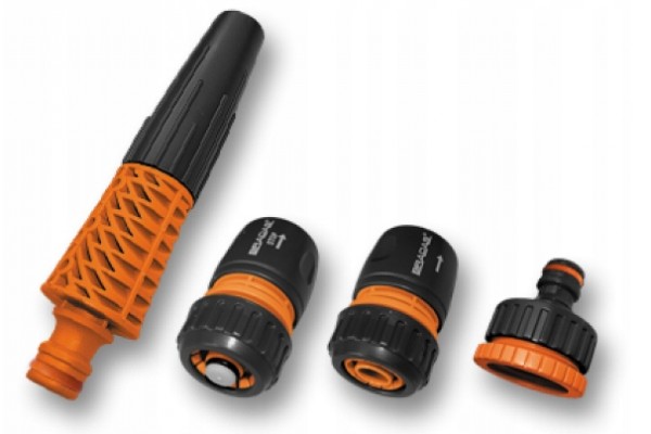 Набор поливочный 1/2" - 5/8" 4пр. BLACK LINE, BRADAS