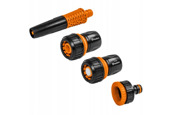 Набор поливочный 3/4" 4пр. BLACK LINE, BRADAS