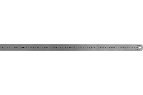 Линейка стальная  нержавеющая сталь 600 мм YATO