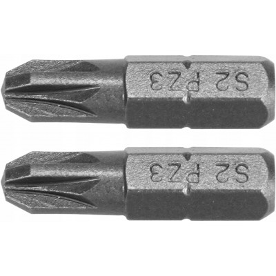 Бита 1/4"X25мм PZ3 2шт