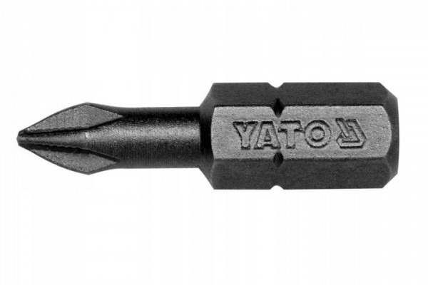 Бита крестовая 1/4"х25мм PH2 50шт. YATO