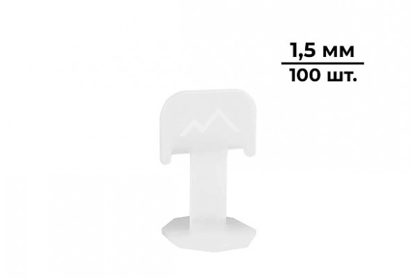 СВП TLS-Profi SMART Зажим 1.5 мм 100 шт. для плитки до 60х60 см