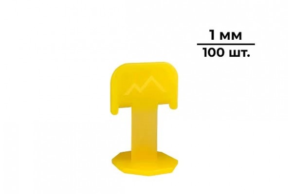 СВП TLS-Profi SMART Зажим 1 мм 100 шт. для плитки до 60х60 см