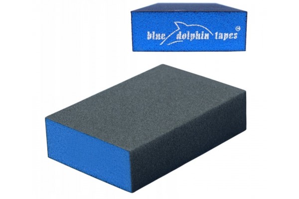 Губка шлифовальная 100x68x25мм P180 Blue Dolphin