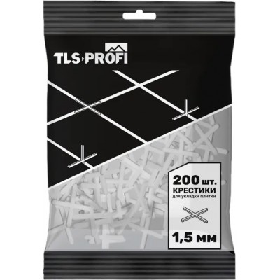 Крестики для плитки 1.5 мм (200 шт.) TLS Profi