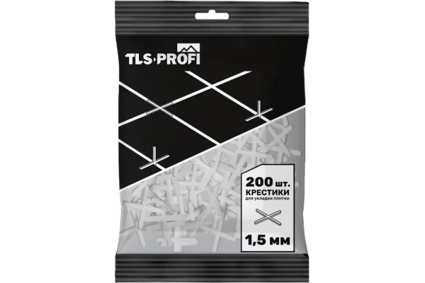 Крестики для плитки 1.5 мм (200 шт.) TLS Profi