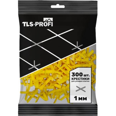 Крестики для плитки 1 мм (300 шт.) TLS Profi
