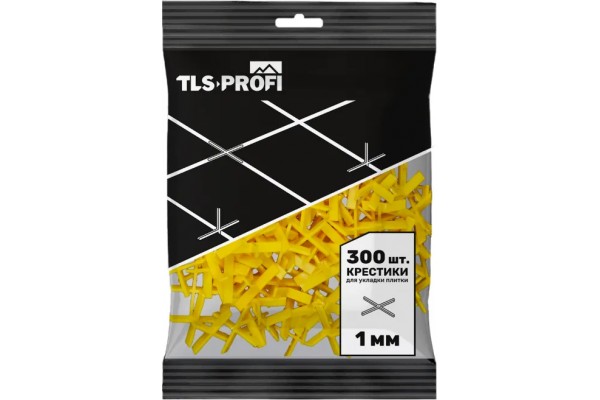 Крестики для плитки 1 мм (300 шт.) TLS Profi