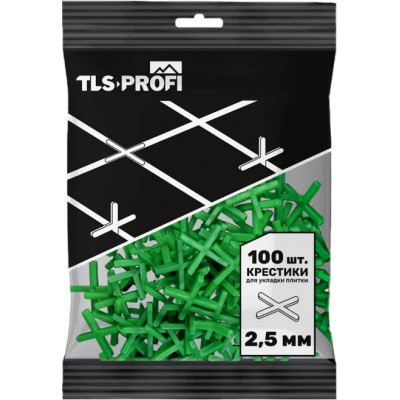 Крестики для плитки 2,5 мм (100 шт.) TLS Profi