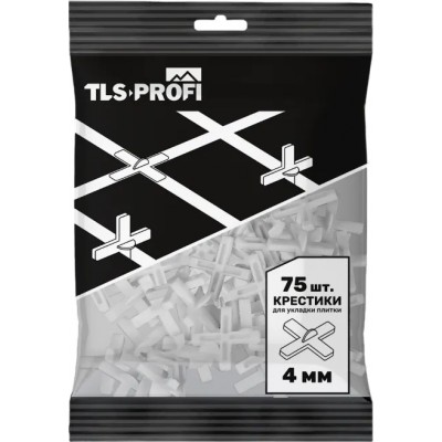 Крестики для плитки  4 мм (75 шт.) TLS Profi